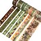 Wrapables Nature Metallic Foil Washi Tape Set for Scrapbooking, Stationery, Diary, Card Making